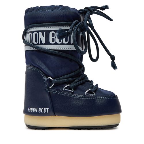 Bottes de neige Moon Boot Nylon 14004400002 Blue M - Chaussures.fr - Modalova
