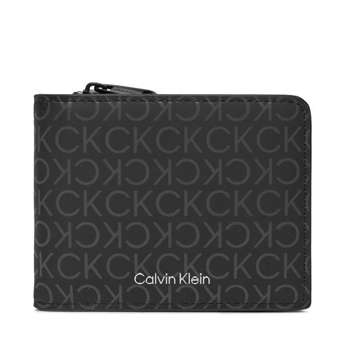 Portefeuille grand format Calvin Klein Rubberized Bifold Half Z/A K50K511376 Uv Mono Black 0GL - Chaussures.fr - Modalova