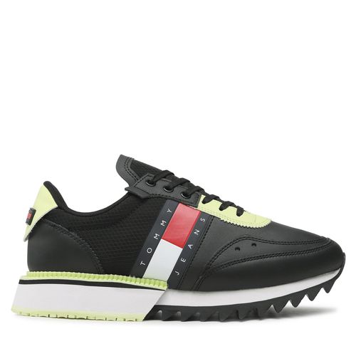 Sneakers Tommy Jeans Cleated EM0EM01168 Black BDS - Chaussures.fr - Modalova