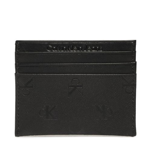 Étui cartes de crédit Calvin Klein Jeans Monogram Soft Cardholder 6Cc Aop K50K510150 0GJ - Chaussures.fr - Modalova