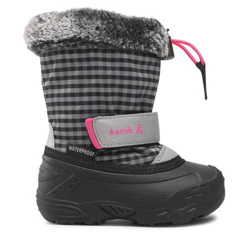 Bottes de neige Kamik Mini 2 T NF9389 Grey/Pink - Chaussures.fr - Modalova