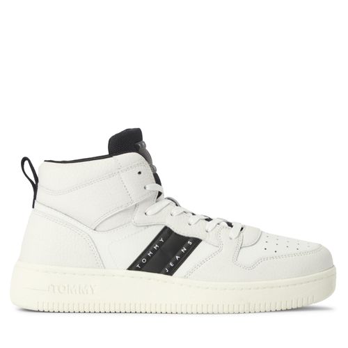 Sneakers Tommy Jeans Tjw Retro Basket Mc Wl EN0EN02398 Ecru YBL - Chaussures.fr - Modalova