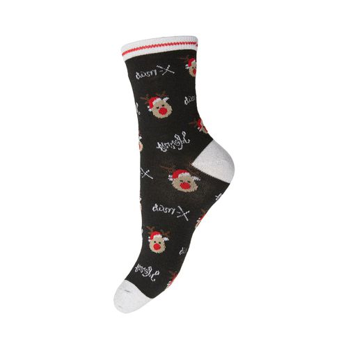 Chaussettes hautes Pieces Atya 17132802 Black/Merry X-ma - Chaussures.fr - Modalova