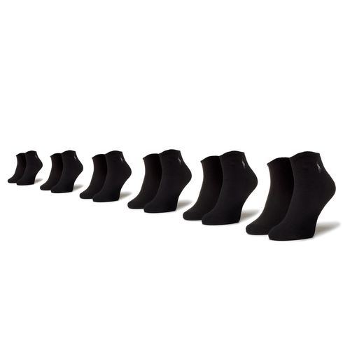 Lot de 6 paires de chaussettes basses unisexe Polo Ralph Lauren 449723765001 R. Os Black 001 - Chaussures.fr - Modalova