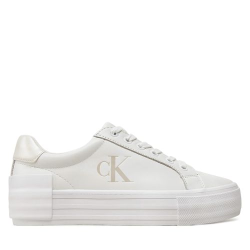 Sneakers Calvin Klein Jeans Vulc Flatform YW0YW01613 Blanc - Chaussures.fr - Modalova