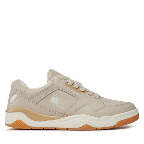 Sneakers Tommy Jeans Tjm Leather Outsole Color EM0EM01350 Bleached Stone AEV - Chaussures.fr - Modalova