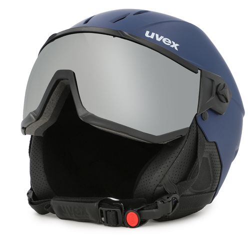Casque de ski Uvex Instinct visor 5662601009 Bleu marine - Chaussures.fr - Modalova