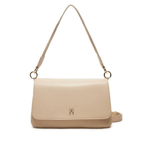 Sac à main Tommy Hilfiger Fresh Shoulder/Crossover AW0AW16680 Beige - Chaussures.fr - Modalova