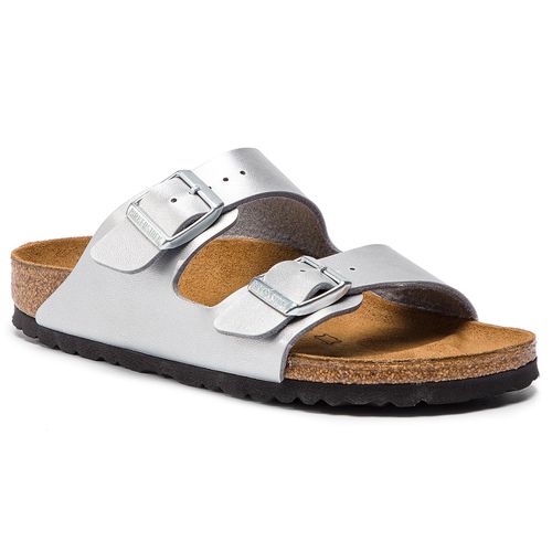 Mules / sandales de bain Birkenstock Arizona Bs 1012283 Silver - Chaussures.fr - Modalova