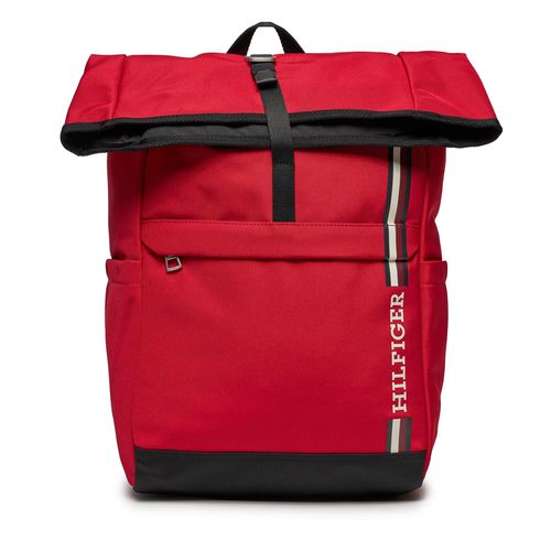 Sac à dos Tommy Hilfiger Th Monotype Rolltop Backpack AM0AM11792 Primary Red XLG - Chaussures.fr - Modalova