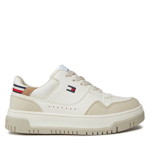 Sneakers Tommy Hilfiger Low Cut Lace-Up Sneaker T3X9-33366-1269 M Beige/Off White A36 - Chaussures.fr - Modalova
