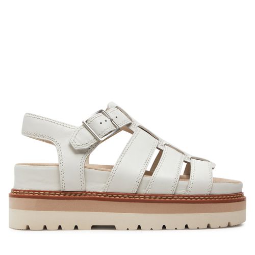 Sandales Clarks Orianna Twist 26176318 Off White Lea - Chaussures.fr - Modalova