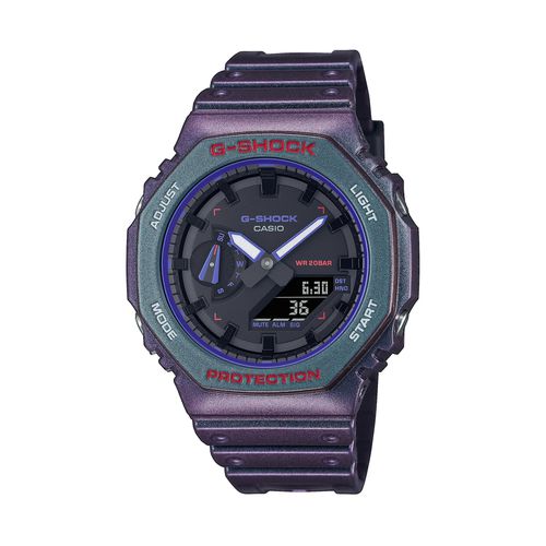 Montre G-Shock Casio Aim High GA-2100AH-6AER Purple - Chaussures.fr - Modalova
