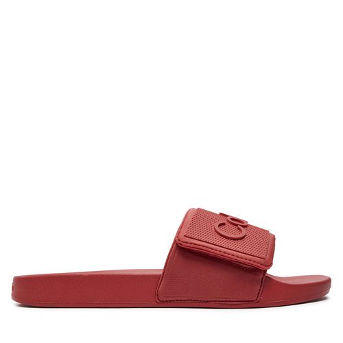 Mules / sandales de bain Calvin Klein Adj Pool Slide Tpu HM0HM01437 Rouge - Chaussures.fr - Modalova