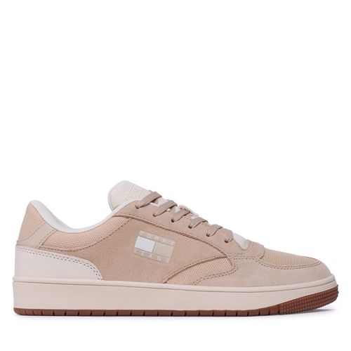 Sneakers Tommy Jeans Retro Cupsole Suede EM0EM01161 Beige - Chaussures.fr - Modalova