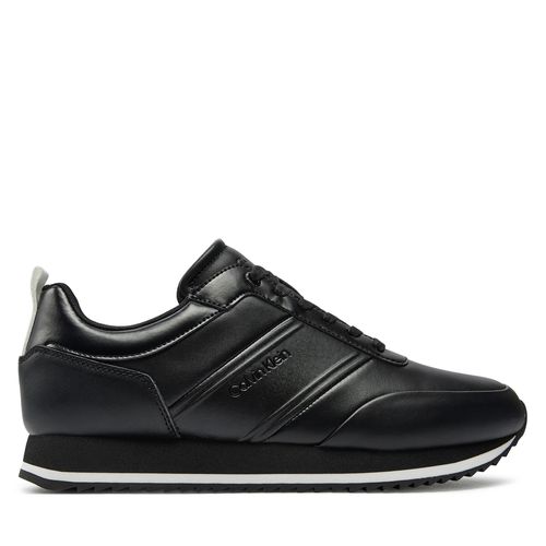 Sneakers Calvin Klein Low Top Lace Up Lth Hf HM0HM01553 Noir - Chaussures.fr - Modalova