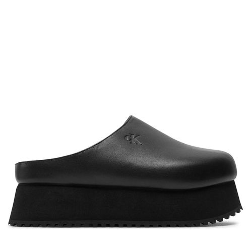 Mules / sandales de bain Calvin Klein Jeans Close Toe Flatform Mg Uc YW0YW01440 Noir - Chaussures.fr - Modalova