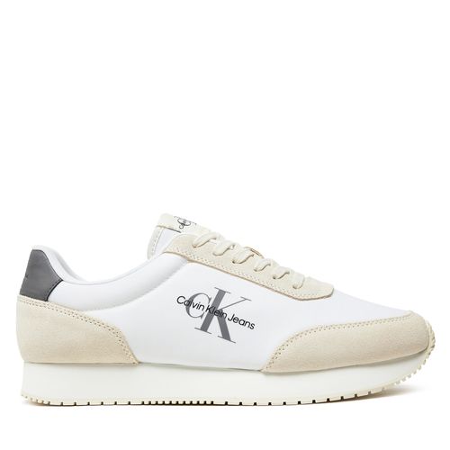 Sneakers Calvin Klein Jeans Retro Runner Su-Ny Mono YM0YM00804 Blanc - Chaussures.fr - Modalova