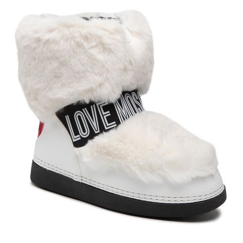 Bottes de neige LOVE MOSCHINO JA24422G0FIT210A Bianco/Nero - Chaussures.fr - Modalova