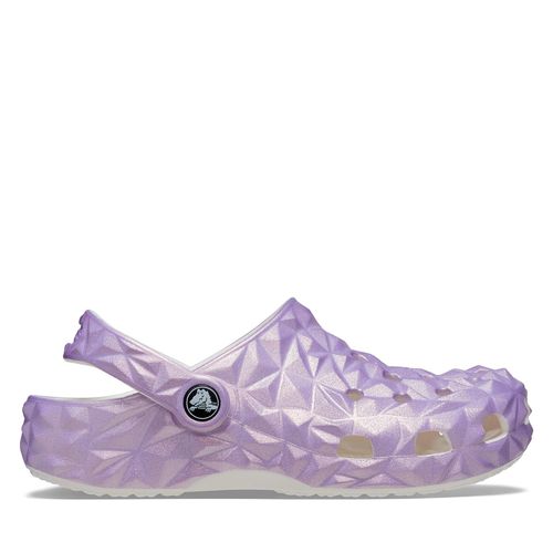 Mules / sandales de bain Crocs Classic Iridescent Geo Clog 209841 Violet - Chaussures.fr - Modalova