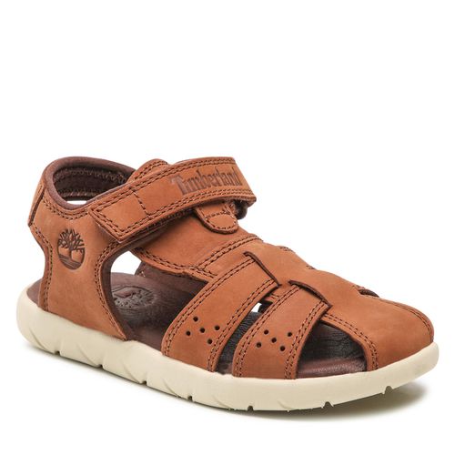 Sandales Timberland Nubble Leather Fisherman TB0A2196A201 Medium Brown Nubuck - Chaussures.fr - Modalova