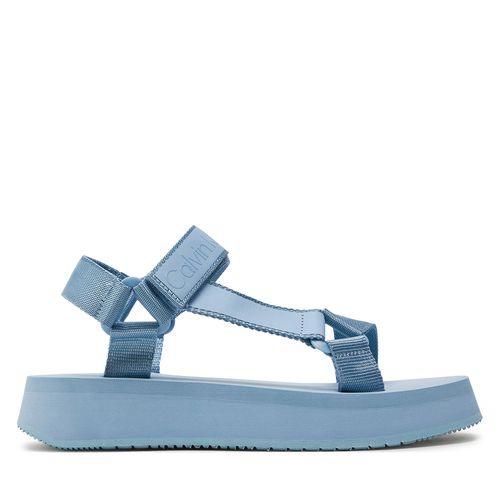 Sandales Calvin Klein Jeans Sandal Velcro Webbing Dc YW0YW01353 Bleu - Chaussures.fr - Modalova