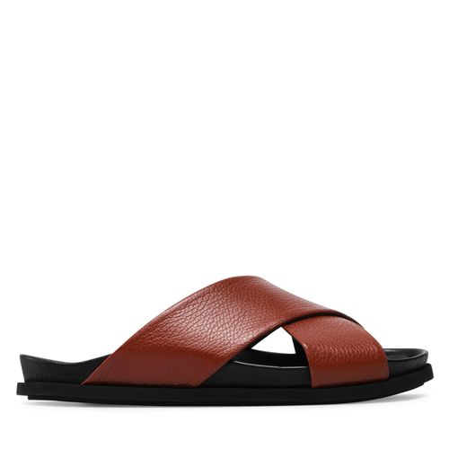 Mules / sandales de bain Inuikii Crossed 50106-007 Brown - Chaussures.fr - Modalova
