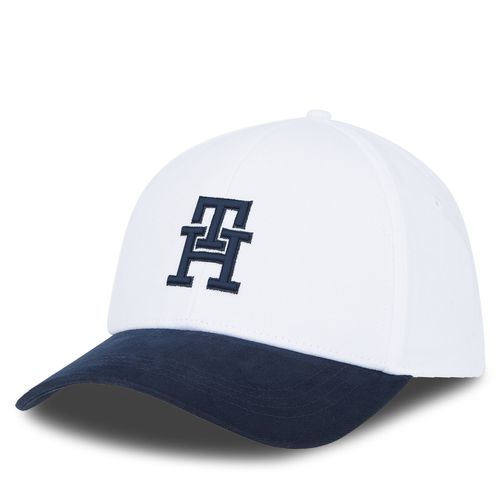 Casquette Tommy Hilfiger Th Imd Brushed 6 Panel Cap AM0AM12301 White/ Space Blue YCF - Chaussures.fr - Modalova
