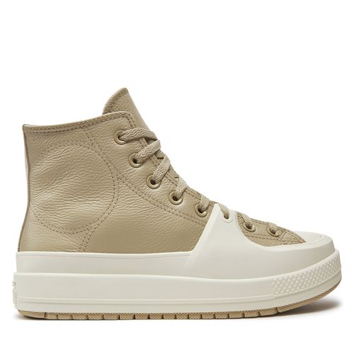 Sneakers Converse Chuck Taylor All Star Construct Leather A06595C Beige - Chaussures.fr - Modalova