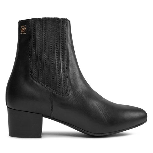 Bottines Tommy Hilfiger Essential Leather Boot FW0FW07759 Black BDS - Chaussures.fr - Modalova