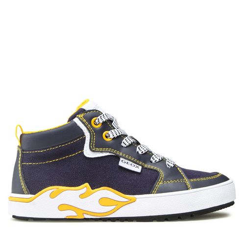 Sneakers Geox J Alphabeet Boy J35HLF01054C0657 S Navy/Yellow - Chaussures.fr - Modalova