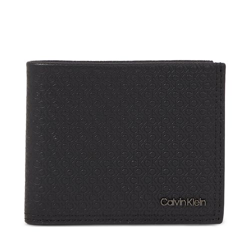 Portefeuille Calvin Klein Minimalism Bifold 6Cc W/Bill K50K510894 Black/Tonal Mono 01O - Chaussures.fr - Modalova