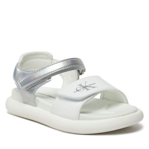 Sandales Calvin Klein Jeans V1A2-80817-1013X S White/Silver 025 - Chaussures.fr - Modalova