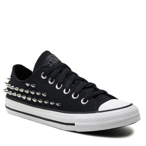 Sneakers Converse Chuck Taylor All Star Studded A06454C Black/Silver/White - Chaussures.fr - Modalova