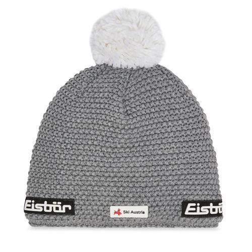 Bonnet Eisbär Jamie Pompon Ska 33137 006 Gris - Chaussures.fr - Modalova