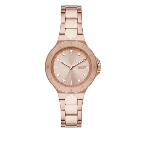 Montre DKNY Chambers NY6642 Plaqué or rose - Chaussures.fr - Modalova