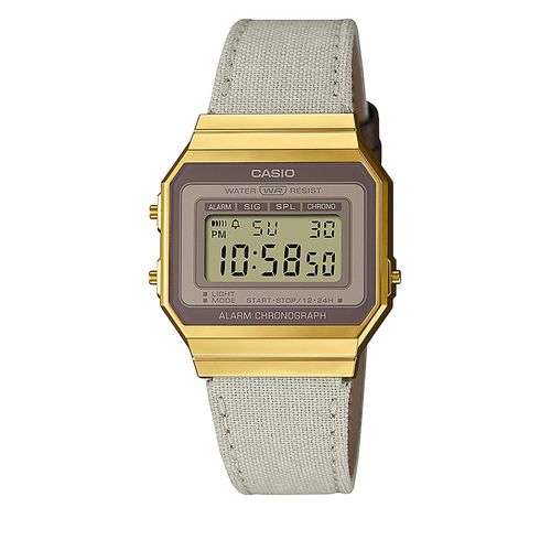 Montre Casio Vintage A700WEGL-7AEF Grey/Gold - Chaussures.fr - Modalova