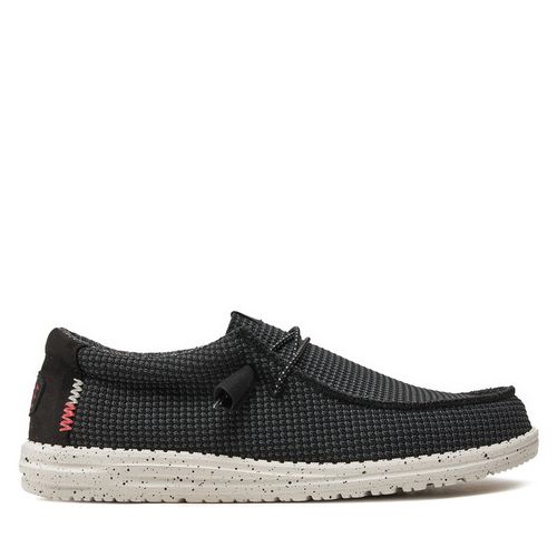 Mocassins Hey Dude Wally Sport Mesh 40403-066 Noir - Chaussures.fr - Modalova