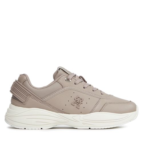 Sneakers Tommy Hilfiger Tech Heel Runner FW0FW07701 Smooth Taupe PKB - Chaussures.fr - Modalova