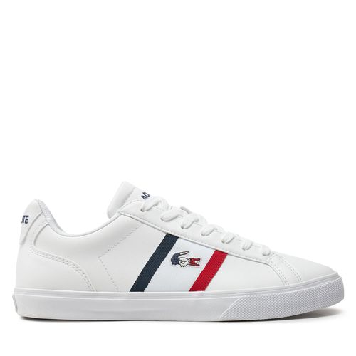 Sneakers Lacoste Lerond Pro Leather 745CMA0055 Wht/Nvy/Re 407 - Chaussures.fr - Modalova