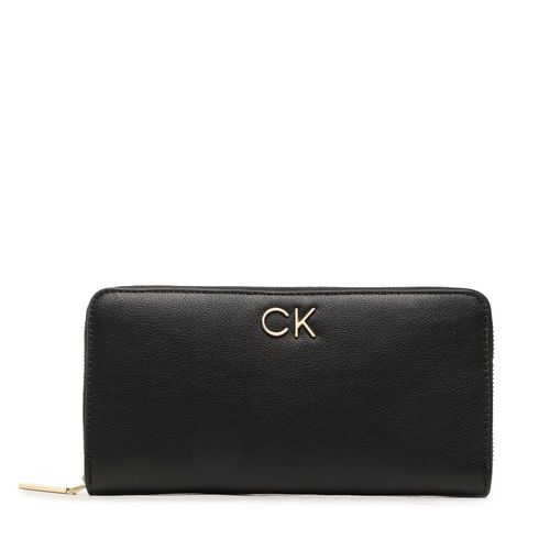 Portefeuille grand format Calvin Klein Re-Lock Z/A Wallet Lg Pbl K60K610967 Noir - Chaussures.fr - Modalova