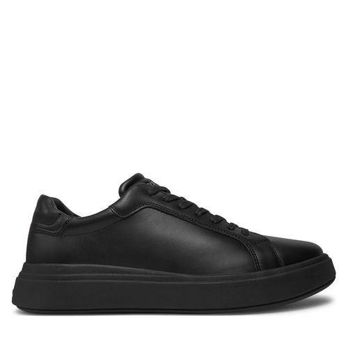 Sneakers Calvin Klein Low Top Lace Up Lth HM0HM01016 Noir - Chaussures.fr - Modalova