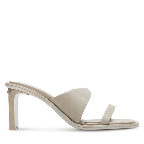 Mules / sandales de bain Calvin Klein Heel Slide 70 Lth HW0HW02072 Beige - Chaussures.fr - Modalova