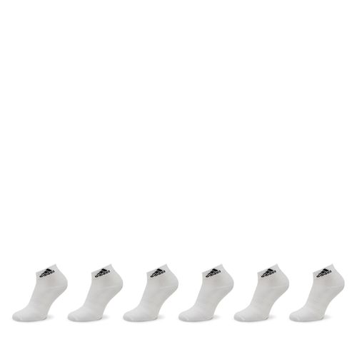 Chaussettes basses unisex adidas Thin and Light Sportswear Ankle Socks 6 Pairs HT3430 white/black - Chaussures.fr - Modalova