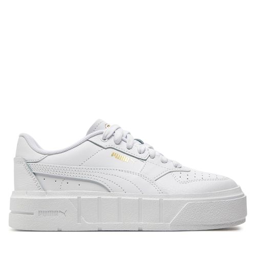 Sneakers Puma Cali Court Lth Jr 394384-03 Puma White/Puma Gold - Chaussures.fr - Modalova