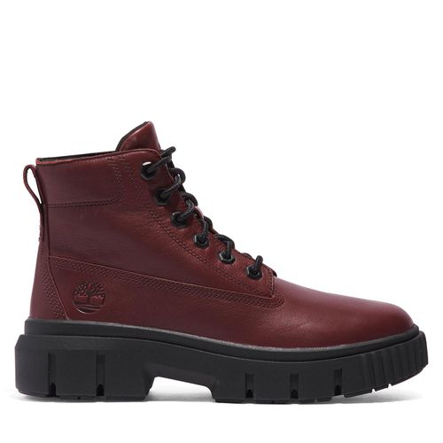 Bottines Timberland Greyfield Leather Boot TB0A5PW9C601 Burgundy Full Grain - Chaussures.fr - Modalova