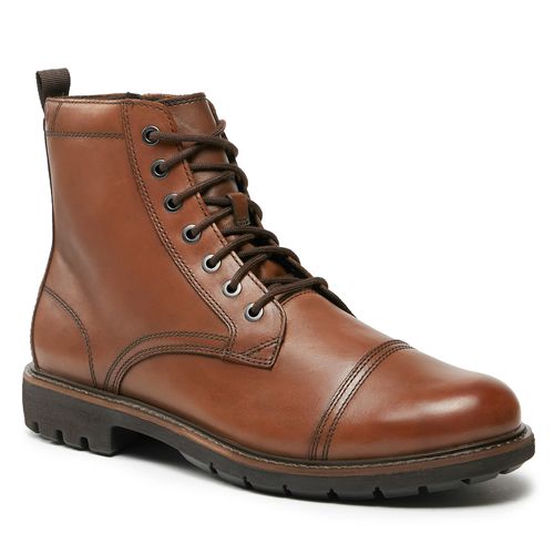 Boots Clarks Batcombe Cap 261734297 Dark Tan Leather - Chaussures.fr - Modalova