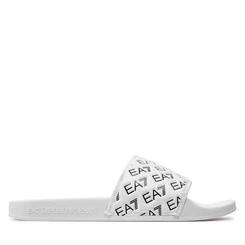 Mules / sandales de bain EA7 Emporio Armani XCP010 XK340 Q306 Blanc - Chaussures.fr - Modalova