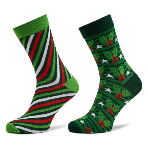 Lot de 2 paires de chaussettes hautes Rainbow Socks Xmas Socks Balls Adults Gifts Pak 2 Multicolore - Chaussures.fr - Modalova