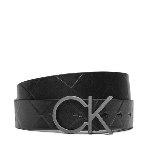 Ceinture Calvin Klein Re-Lock Quilt Ck Logo Belt 30Mm K60K611102 Noir - Chaussures.fr - Modalova